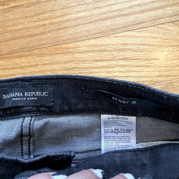 Banana republic black washed jeans - Picture 4 of 5